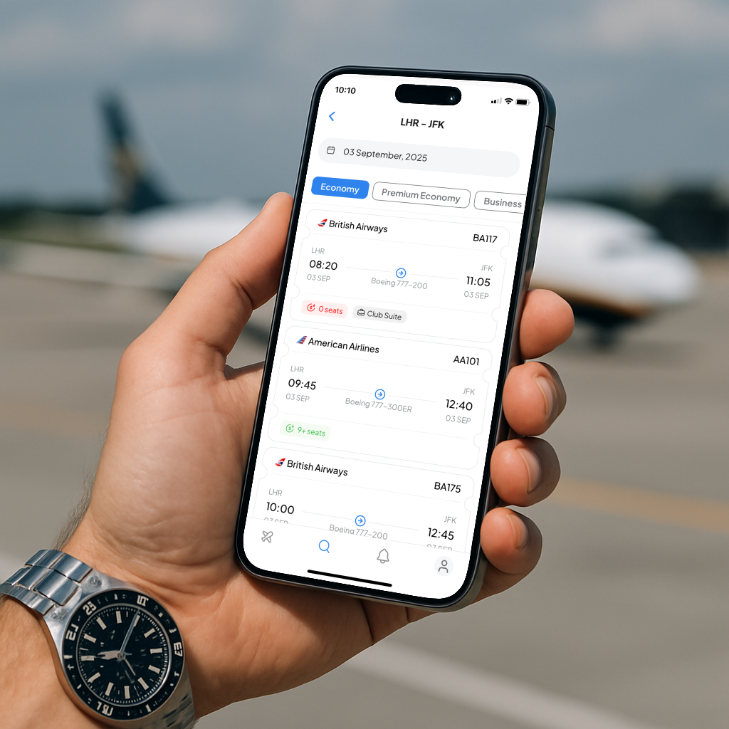 Planepoints interface 3